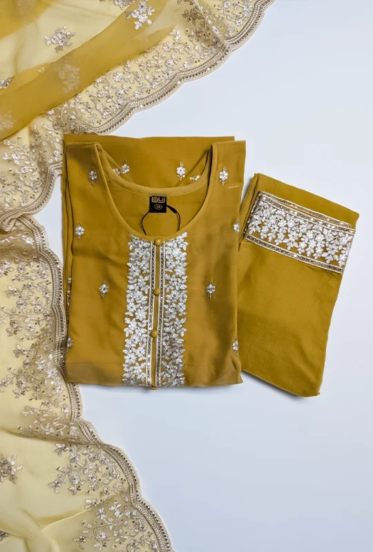 Golden Heirloom Italian Craft Three Piece (DN#279-2) Stitched