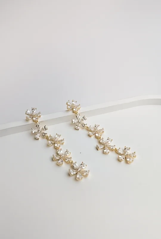 Flower Drop Earrings
