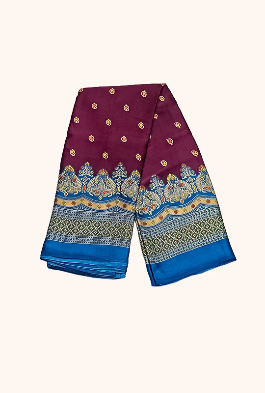 Festive Charm Satin Silk Saree with Blouse