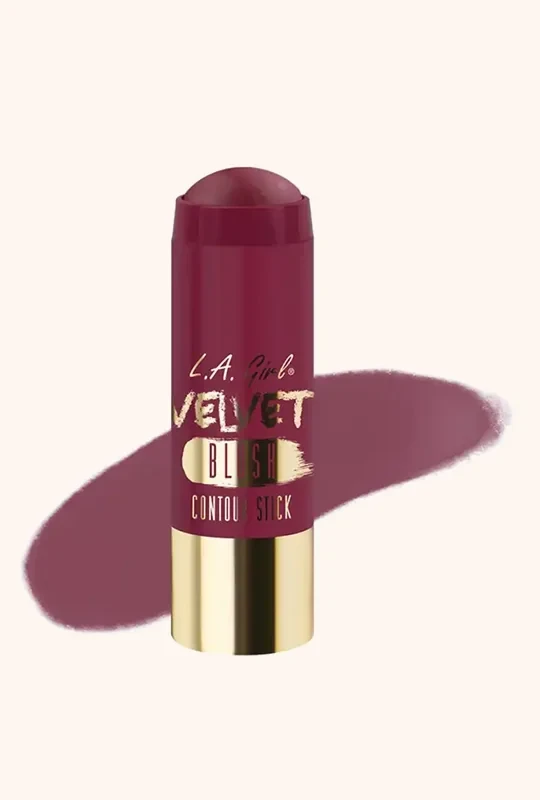 L.A.Girl Velvet Blush Contour Stick Crushed Berry-GCS593