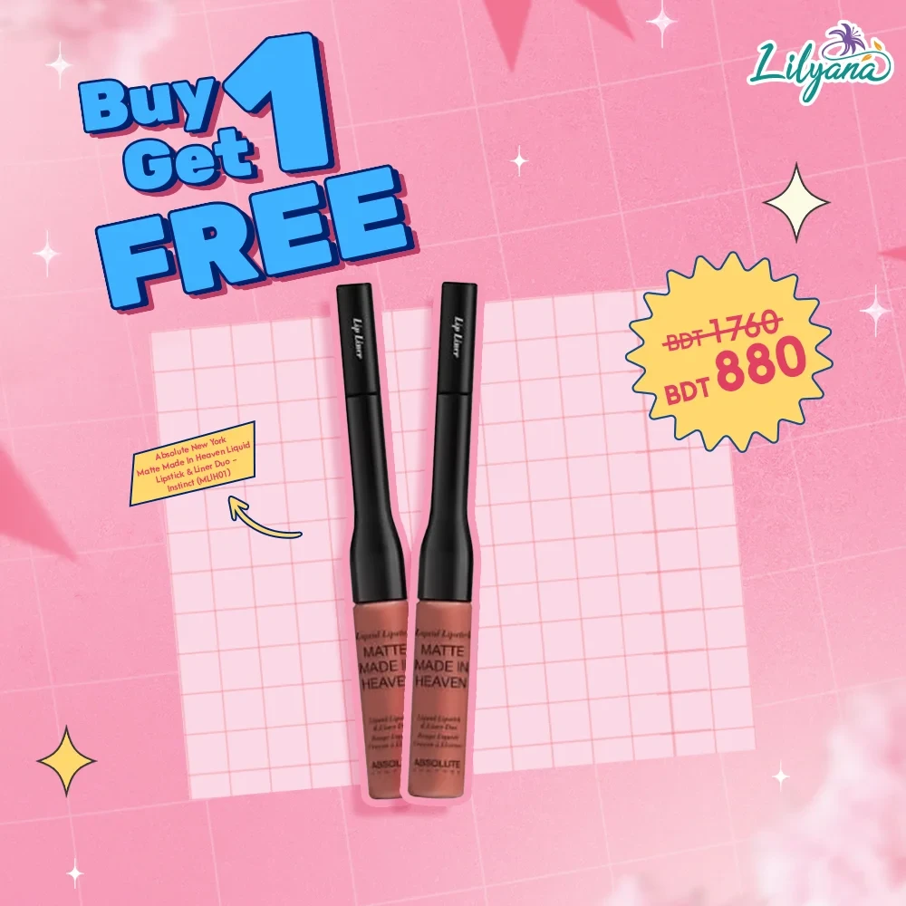 Absolute New York Matte Made In Heaven Liquid Lipstick & Liner Duo - Instinct (MLIH01)