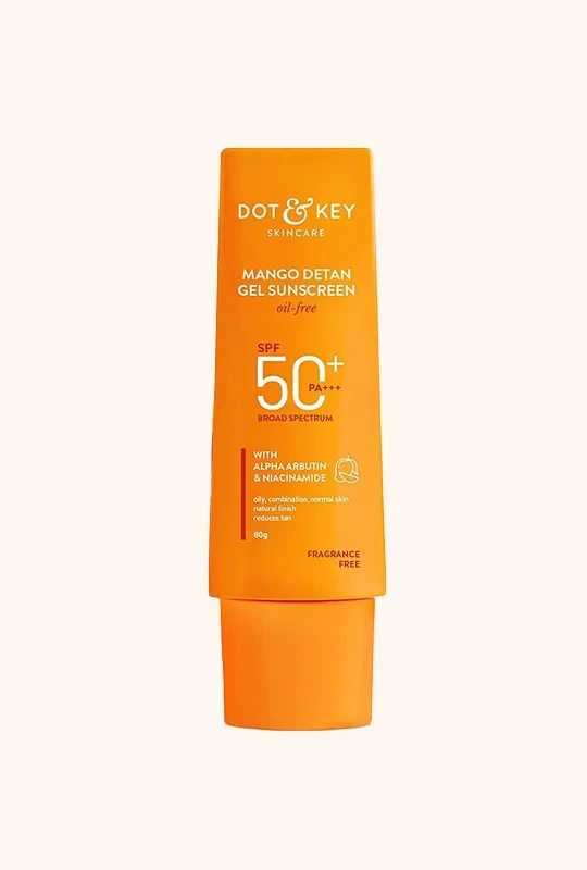 Dot & Key Mango Detan Gel Sunscreen SPF 50+ PA+++ - 80 g