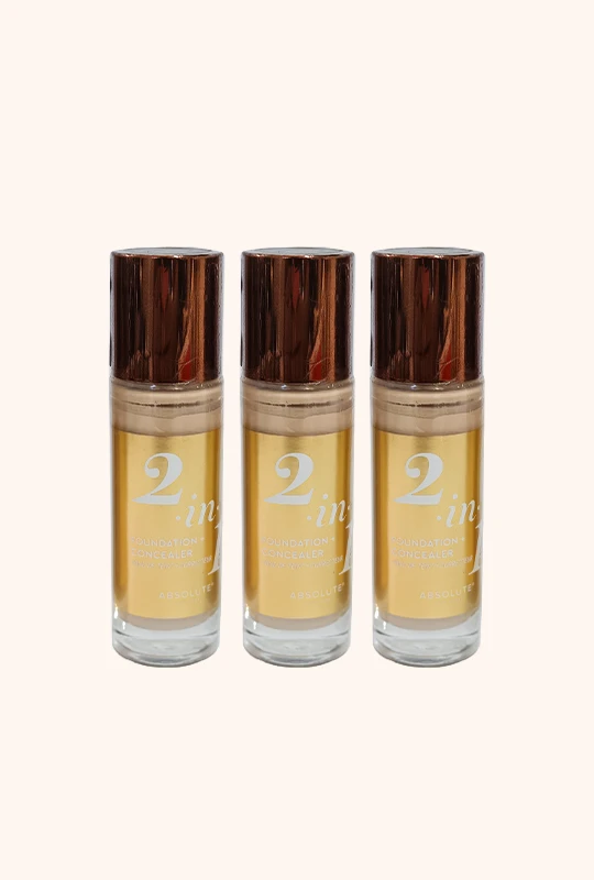 Absolute New York 2in1 Foundation+Concealer Cool Porcelain -MFFC01
