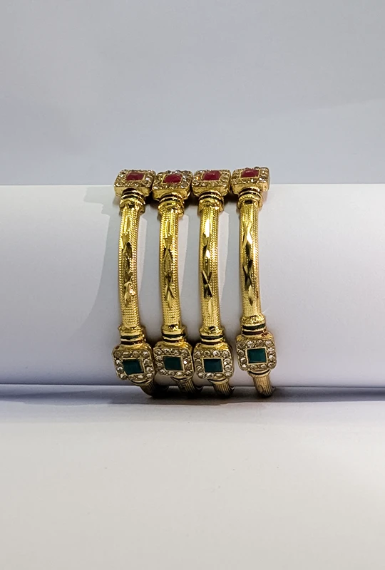 Royal Stone Bangle Set