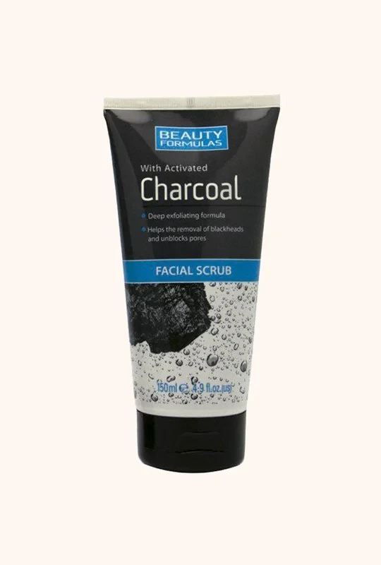Beauty Formulas Activated Charcoal Facial Scrub - 150 ml