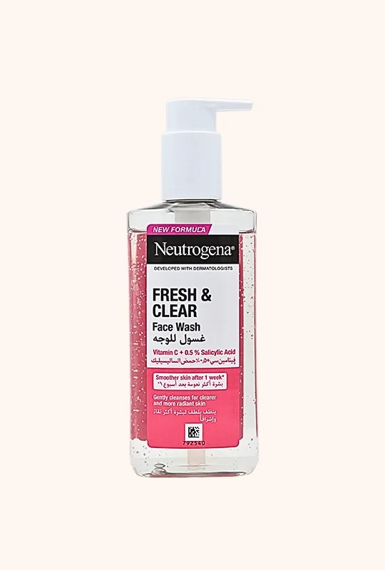 Neutrogena Fresh & Clear Face Wash With Vitamin C + 0.5% Salicylic Acid - 200 ml