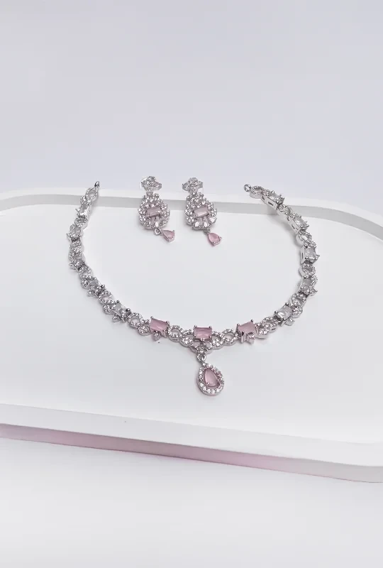 Diamond Cut Classic Drop Necklace Set