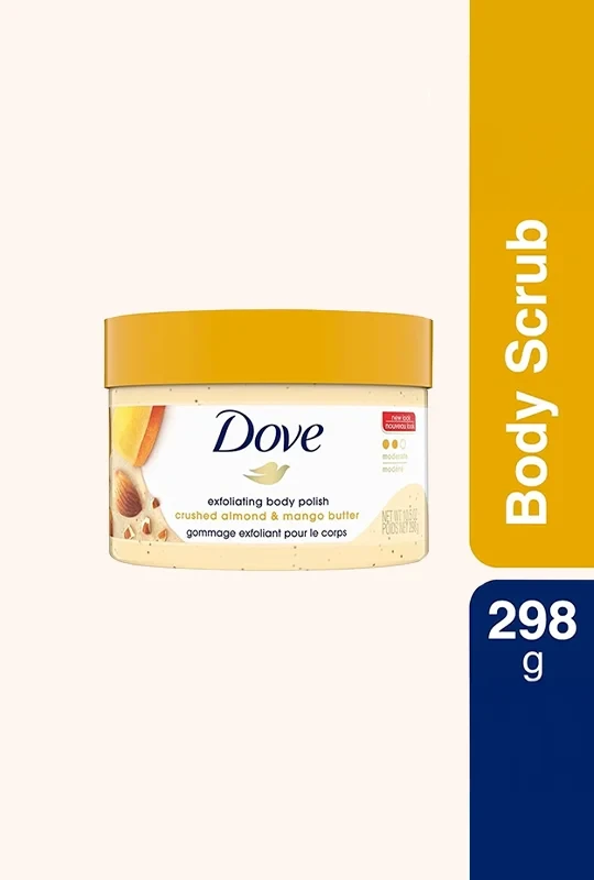 Dove Exfoliating Body Polish Crushed Almond & Mango Butter - 298 g